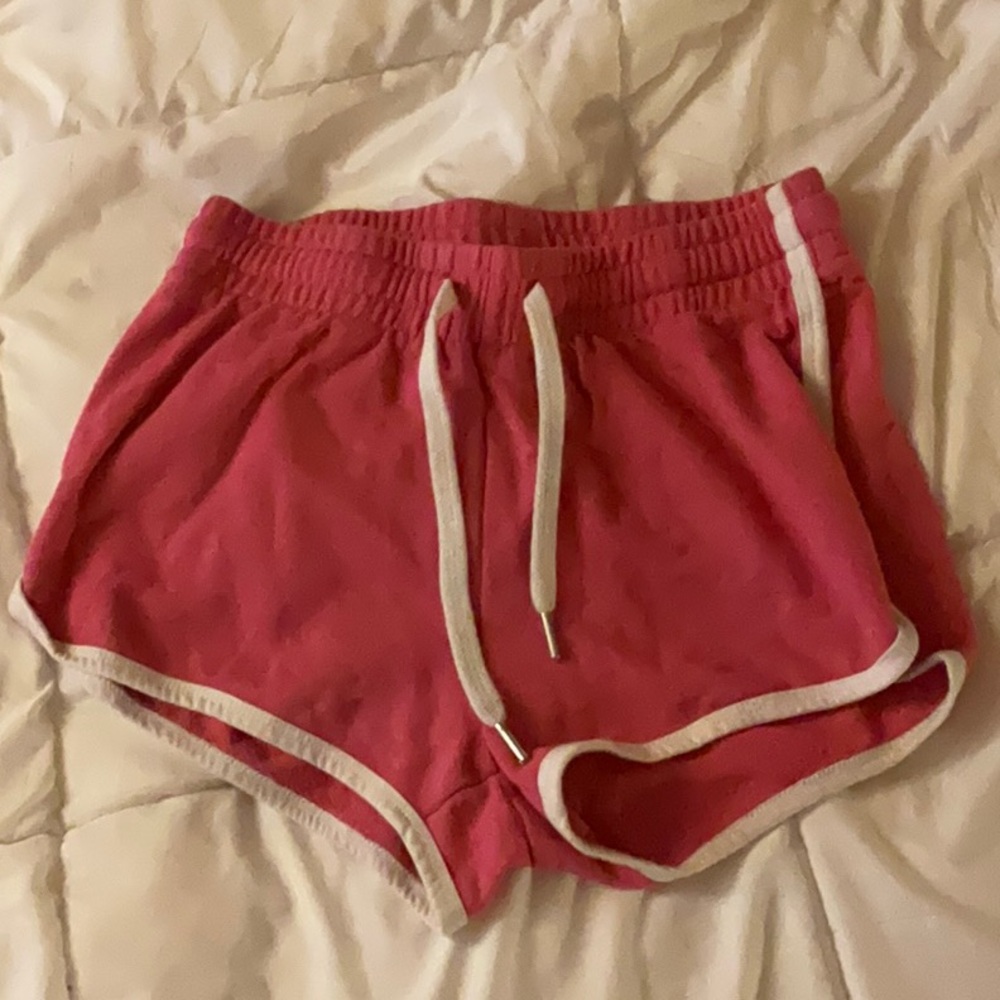 Women's Pink Shorts from Garage. Lightly worn. Willing to compromise